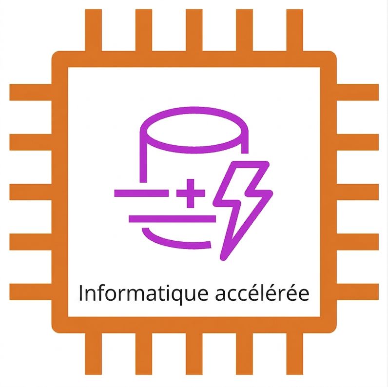 Icône d'instance EC2 affichant une instance de calcul accéléré.