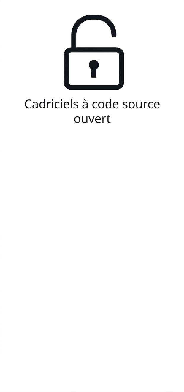 Icône représentant des cadriciels ouverts.