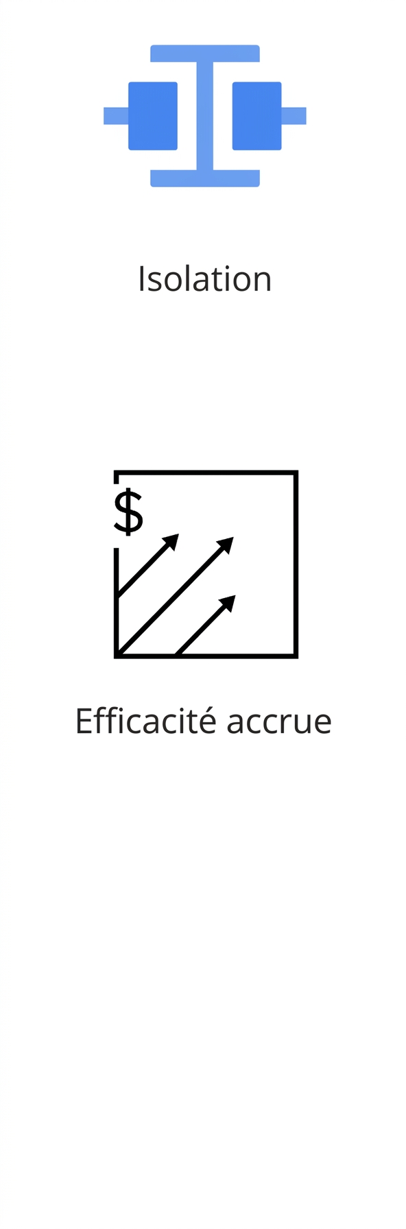 Icône illustrant une efficacité accrue.