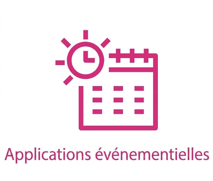 Icône d'applications pilotées par événements.
