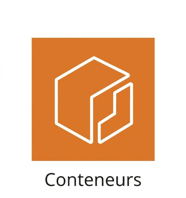 Icône représentant des conteneurs.