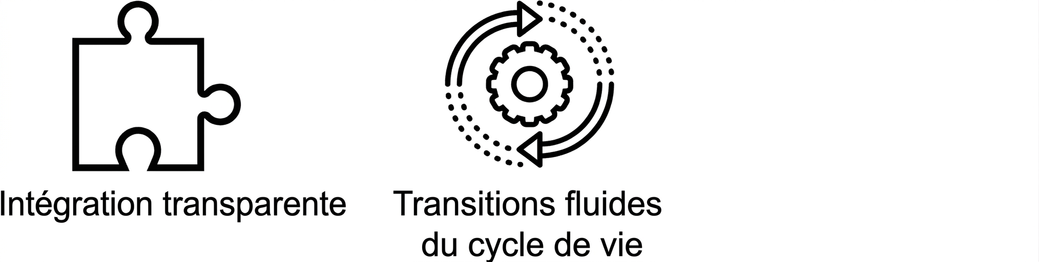 Transitions fluides du cycle de vie