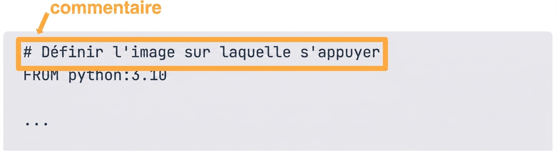 Dockerfile - Commentaire