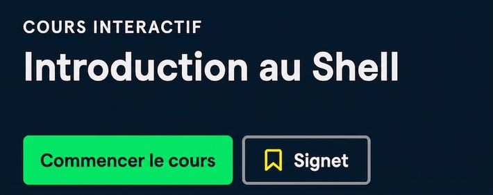 Cours DataCamp : Introduction à Shell