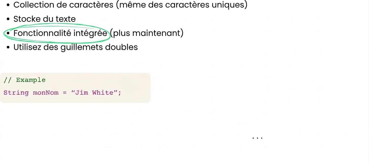 Les chaînes offrent des fonctions intégrées pour les manipuler