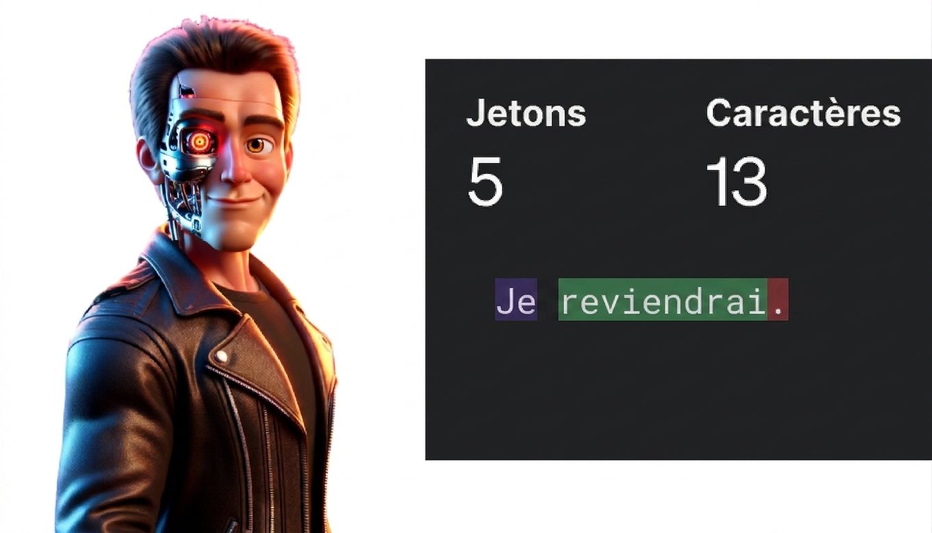 Illustration d'un homme ressemblant au personnage du film Terminator