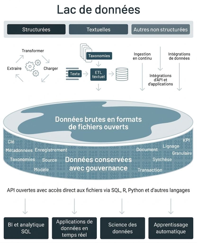 Schéma global de Databricks Lakehouse
