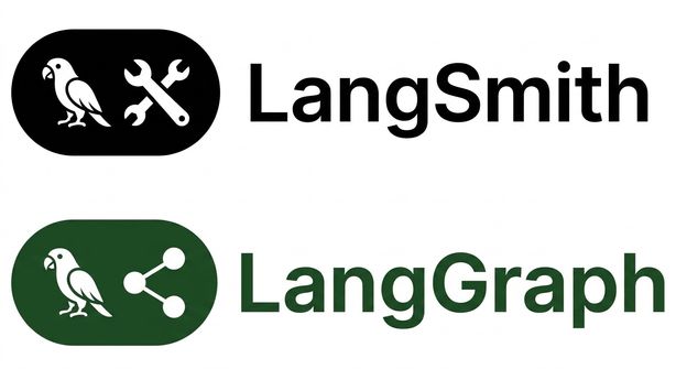 Logos LangSmith et LangGraph