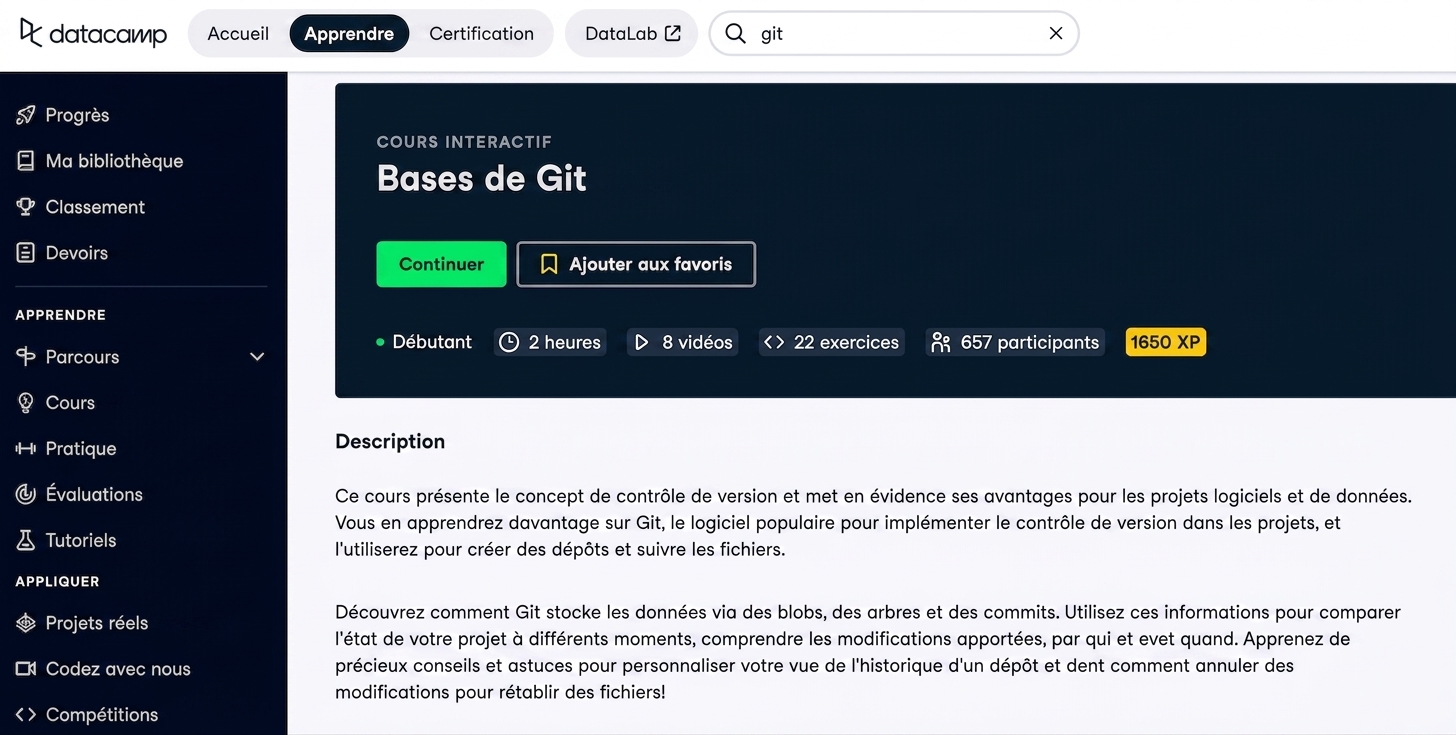 Fondements de Git