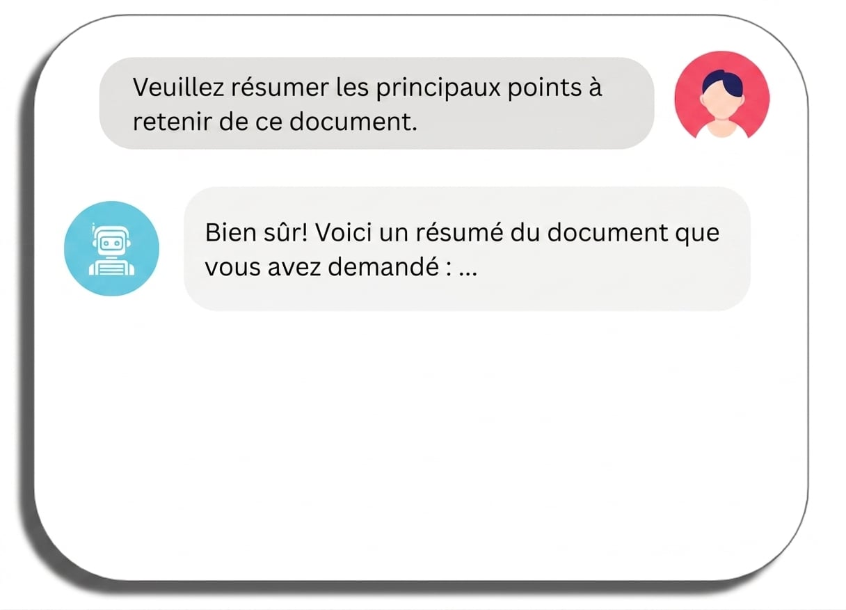 Assistant conversationnel acceptant la tâche