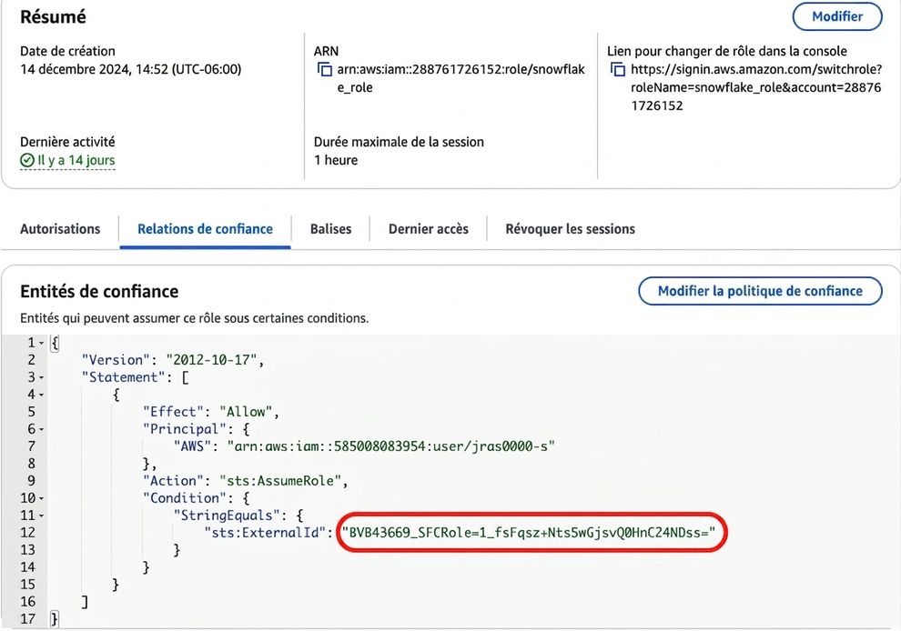 Image de configuration de stratégie AWS