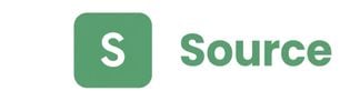 La lettre S avec le texte Source à côté