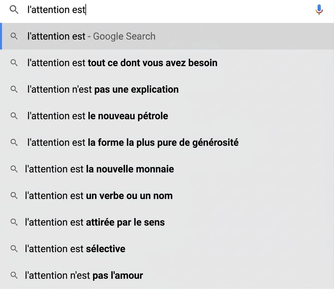 Saisie semi-automatique par un moteur de recherche