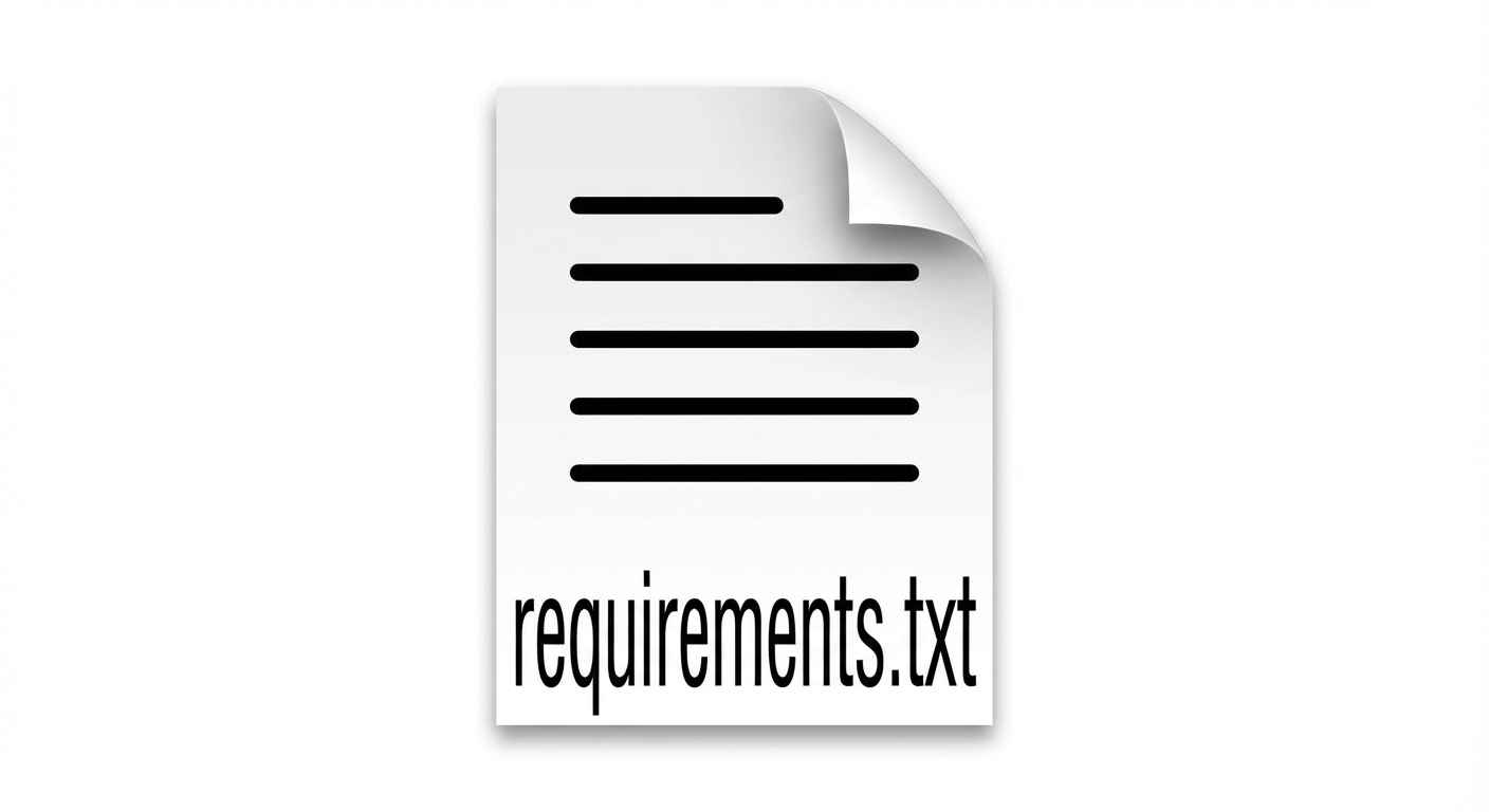 fichier requirements.txt