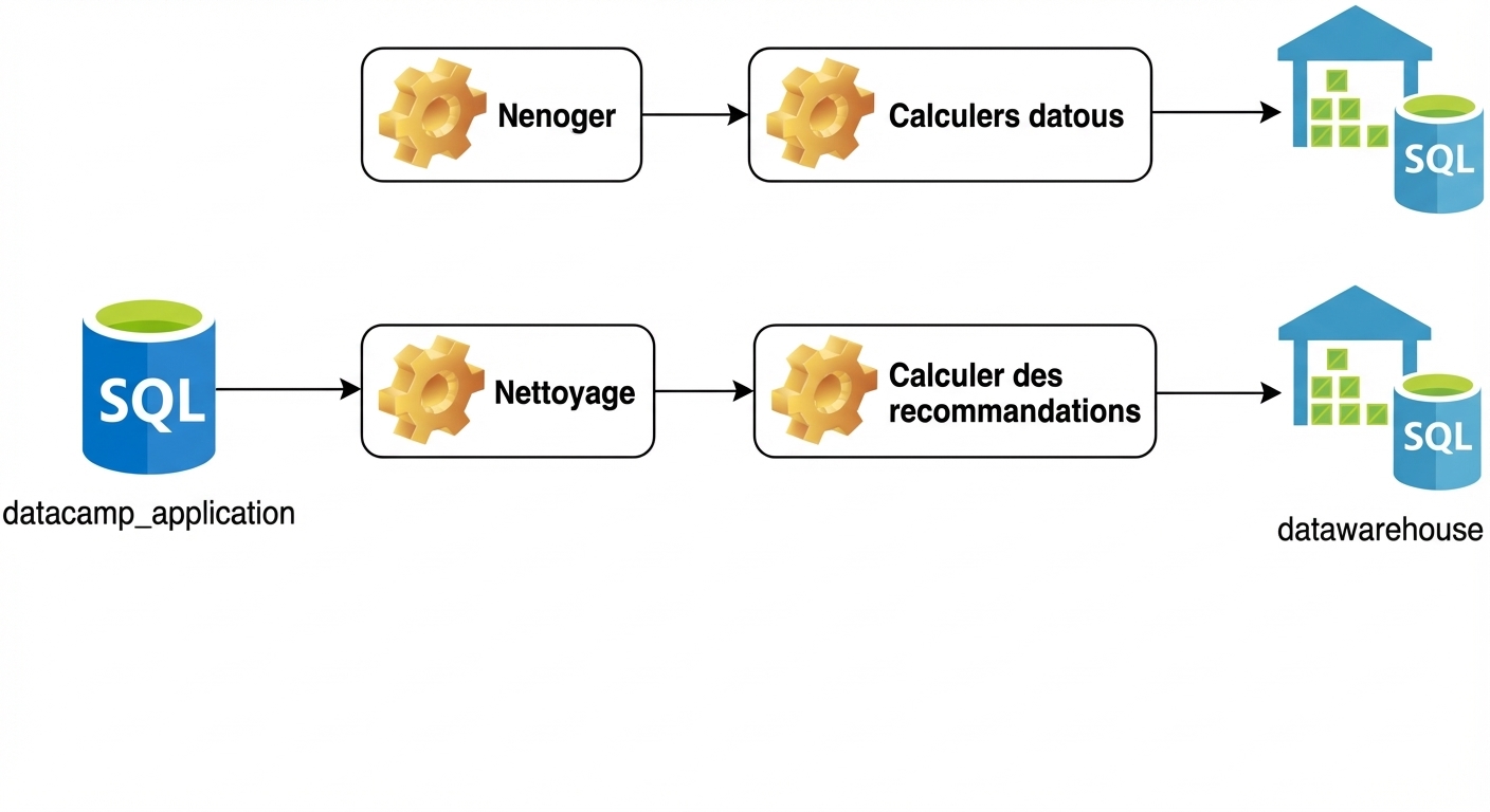 Recommandations comme processus ETL