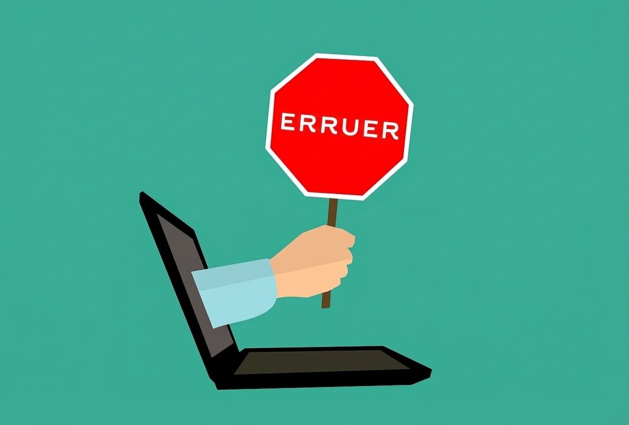 Image représentant une erreur informatique