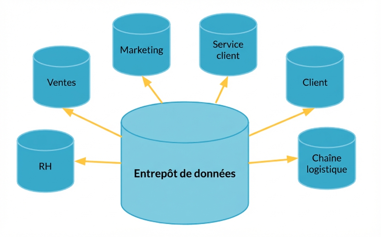 Data mart as a subset of a data warehouse