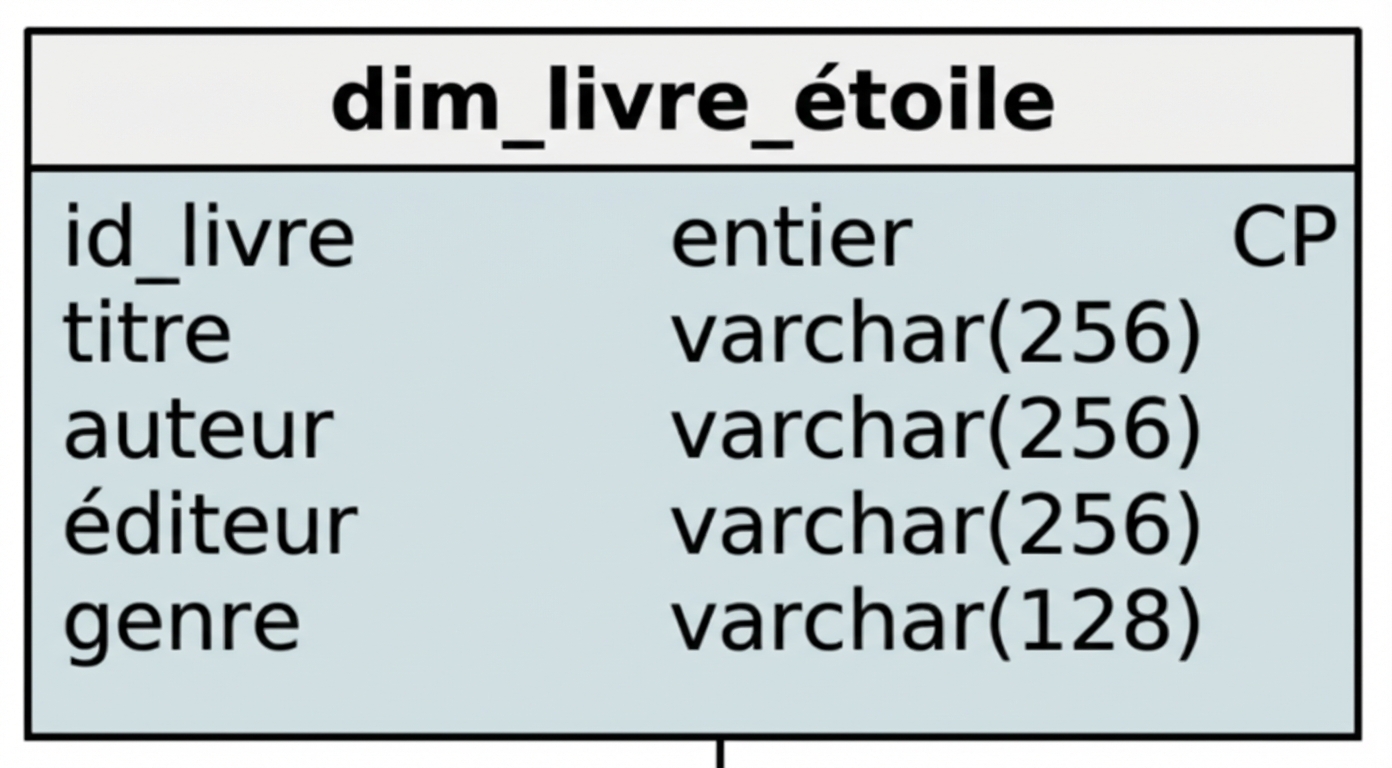 Book dimension of the star schema