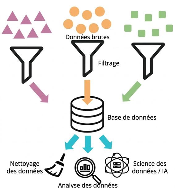 Collecte et ingestion de données avec trois sources