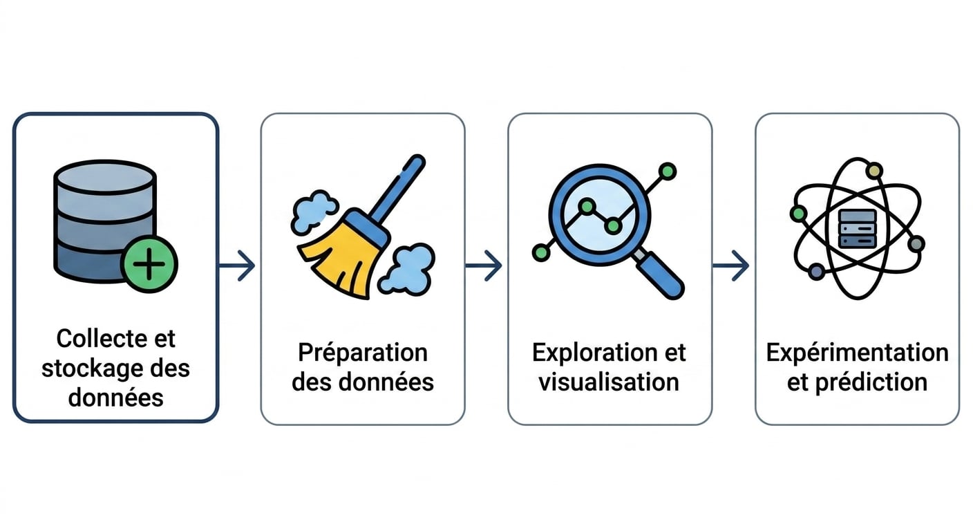 la collecte et le stockage des données sont circulaires