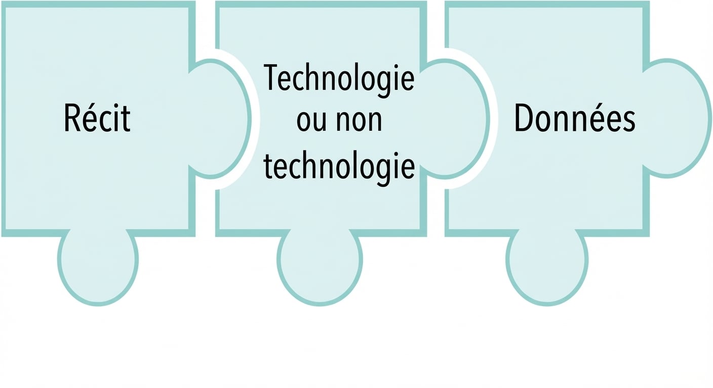 Pièce de puzzle avec le mot data