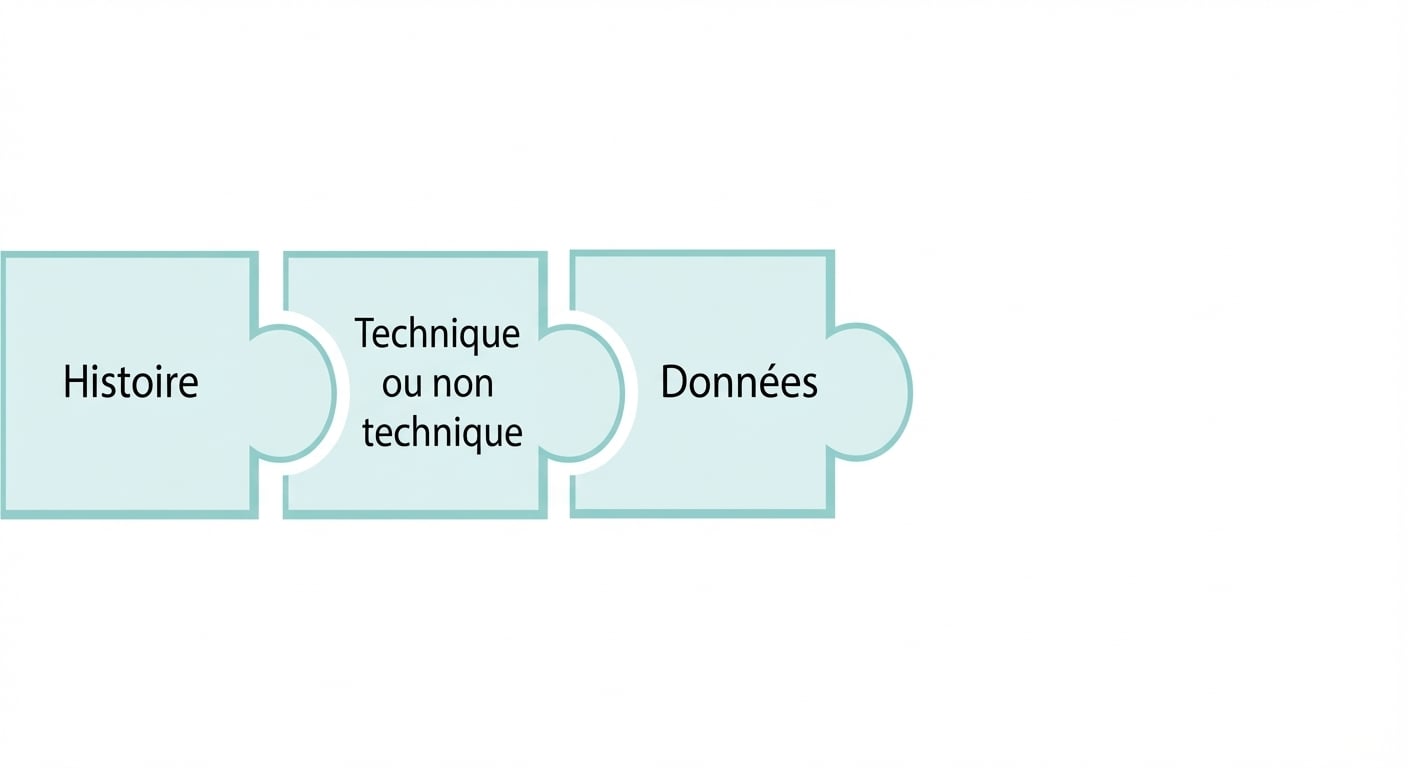 pièce de puzzle avec le mot data
