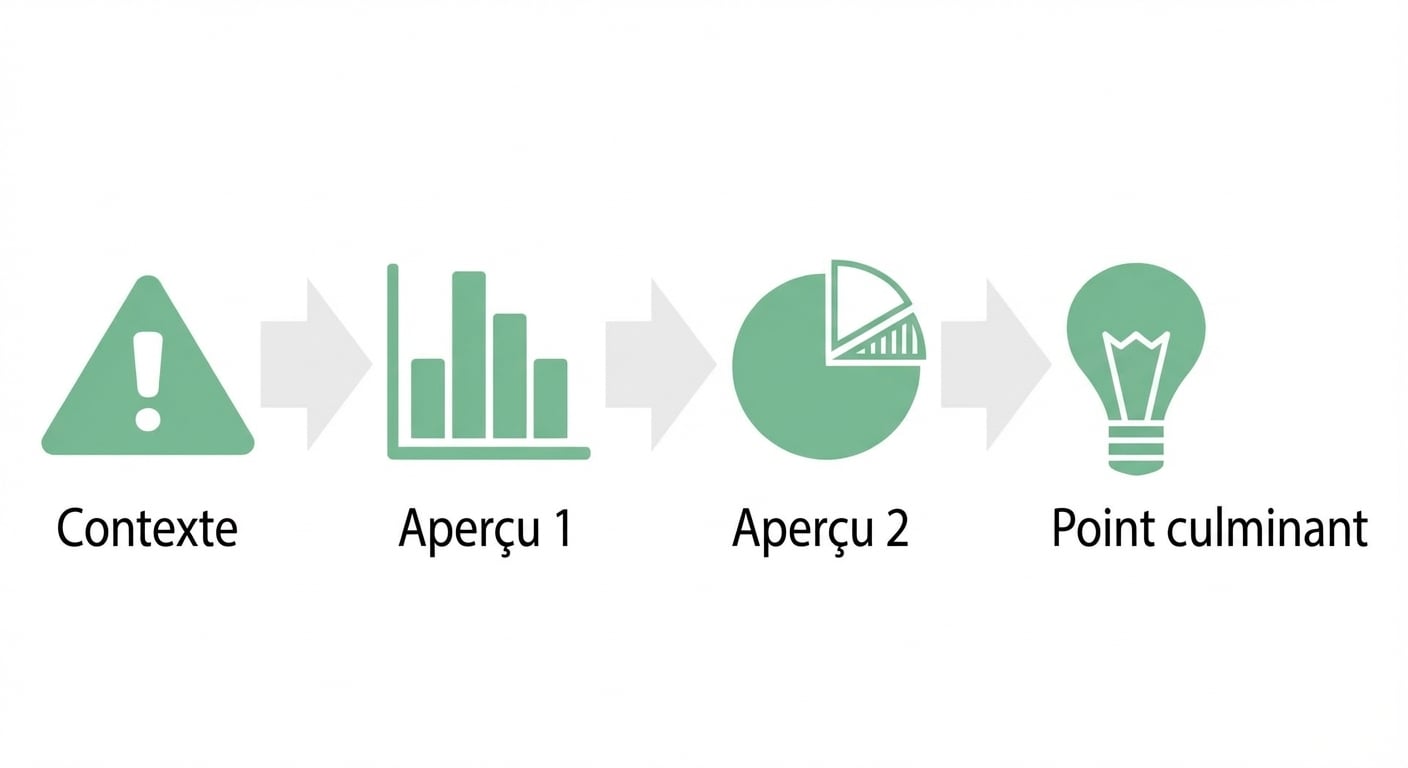 aperçu du diagramme circulaire passant au point culminant