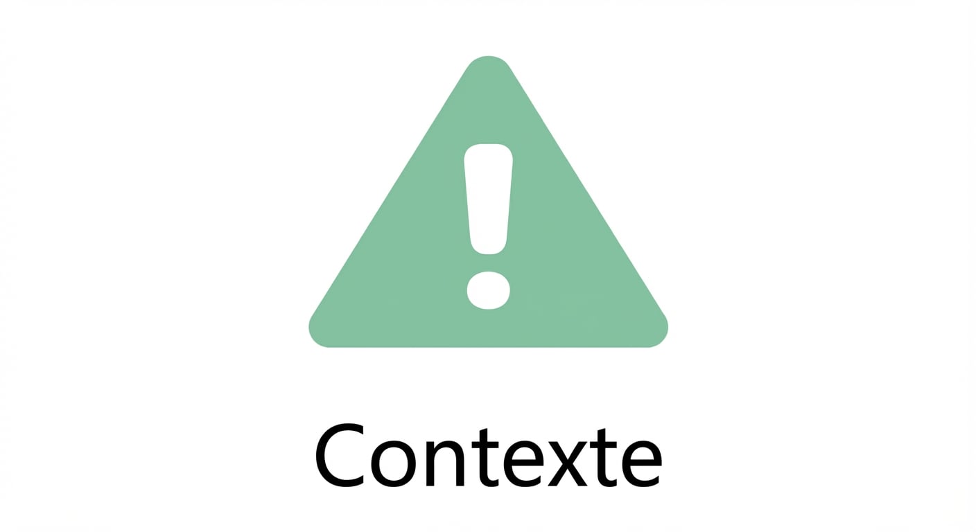 triangle sign with an exclamation point and background written underneath