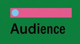 Un cercle avec le mot audience