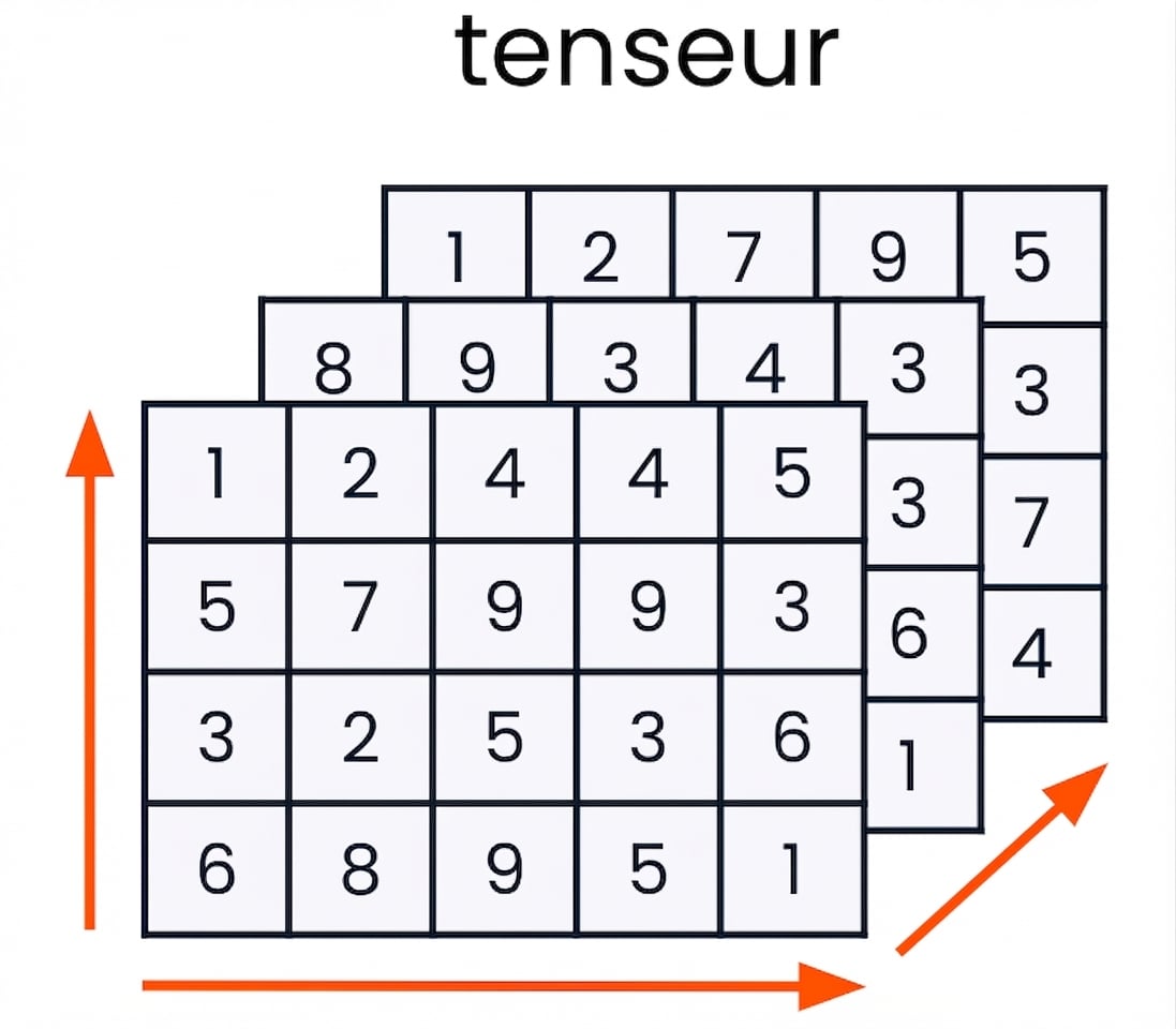 schéma d’un tenseur