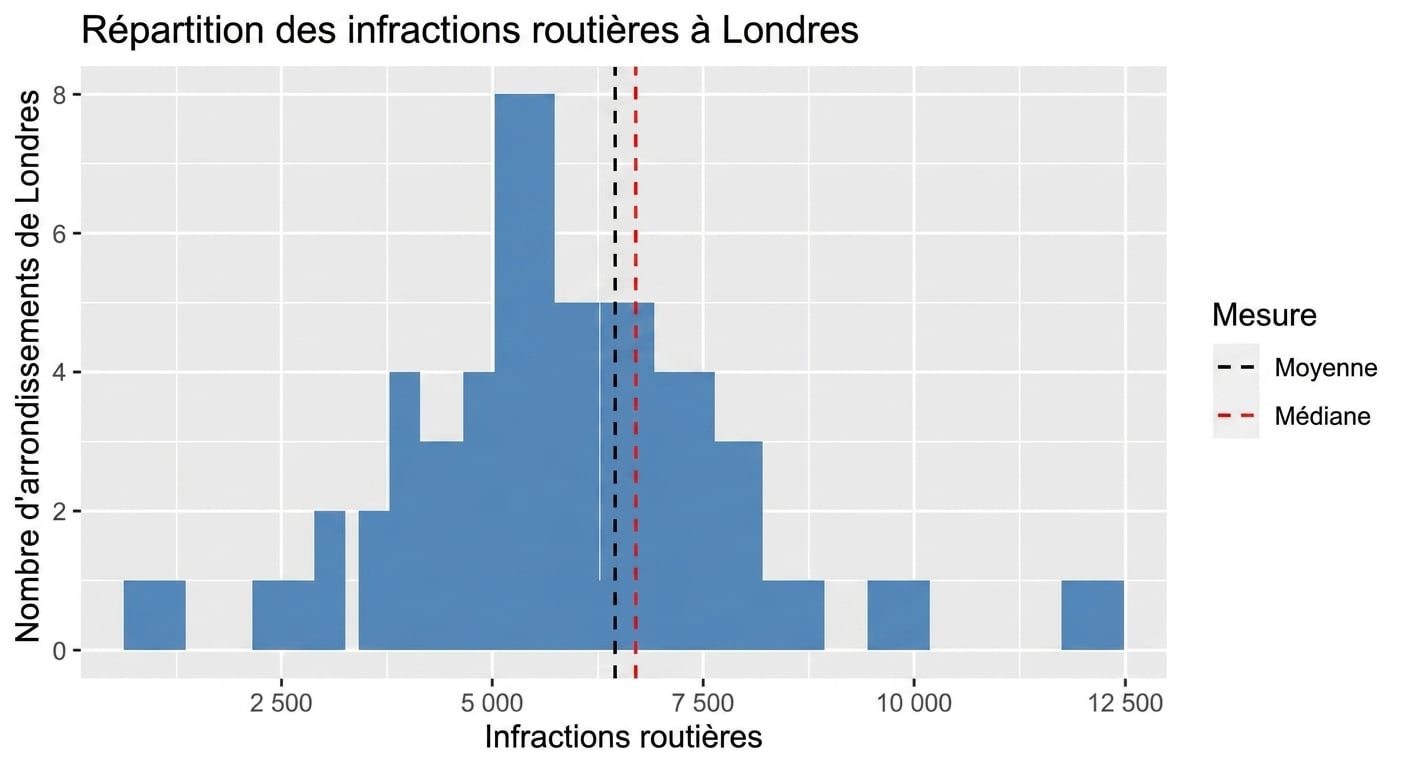 histogram_of_vehicle_crimes_with_mean_and_median_displayed_as_black_and_red_vertical_dotted_lines.png