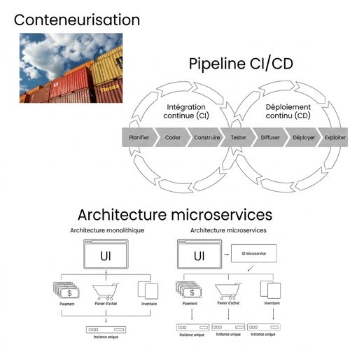 Deployment phase microservice architecture