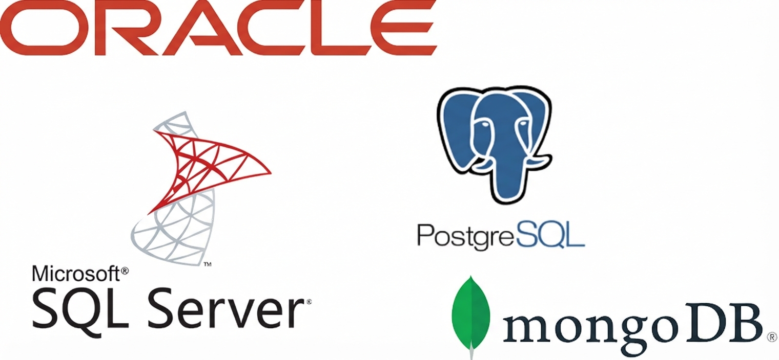 Logos des logiciels DBMS courants