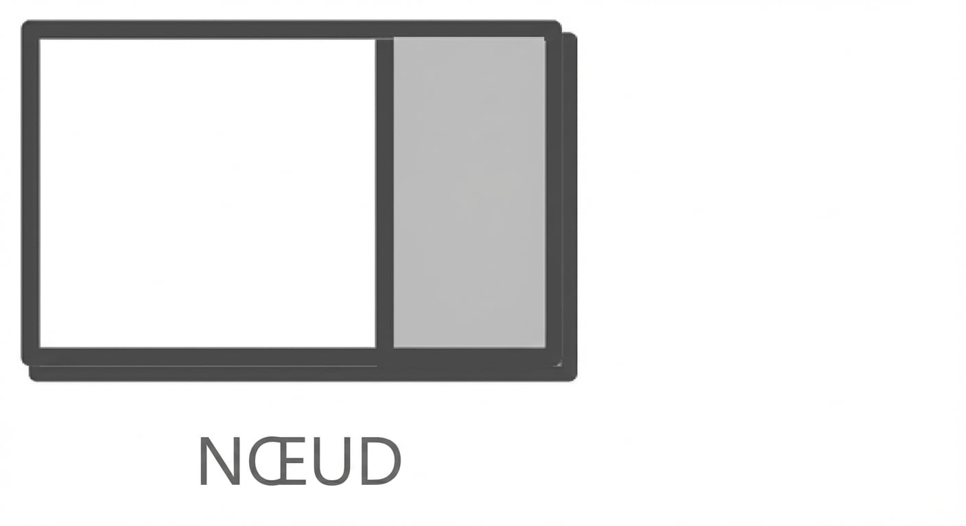 Représentation d’un nœud d’une liste chaînée.