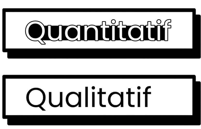 Données quantitatives ou qualitatives
