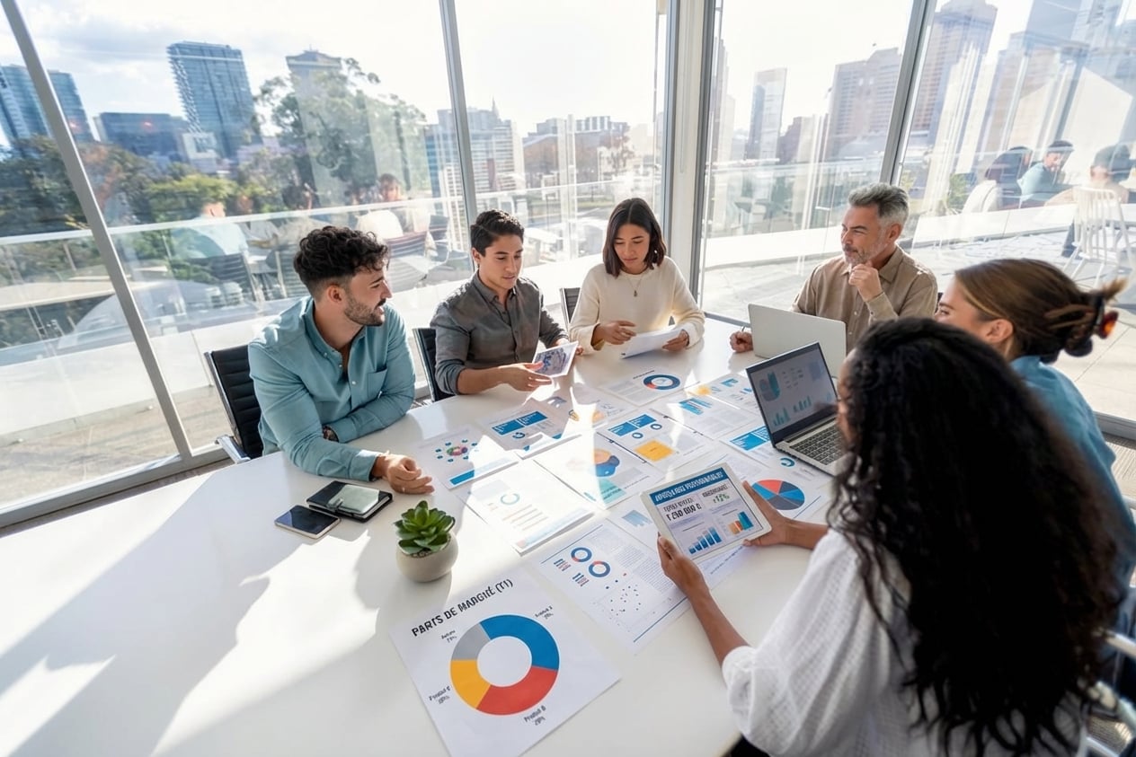 Un groupe de personnes travaillant ensemble
