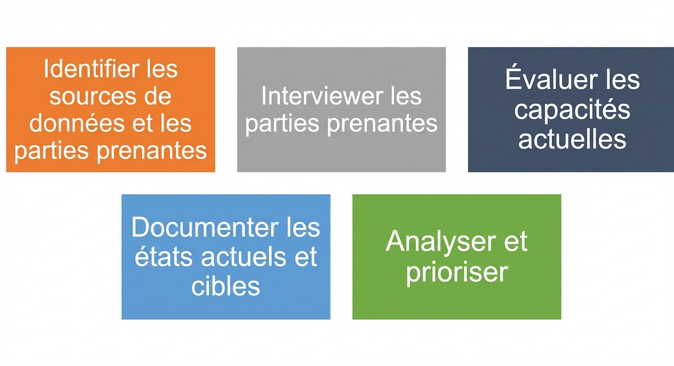 Les cinq étapes de l’évaluation