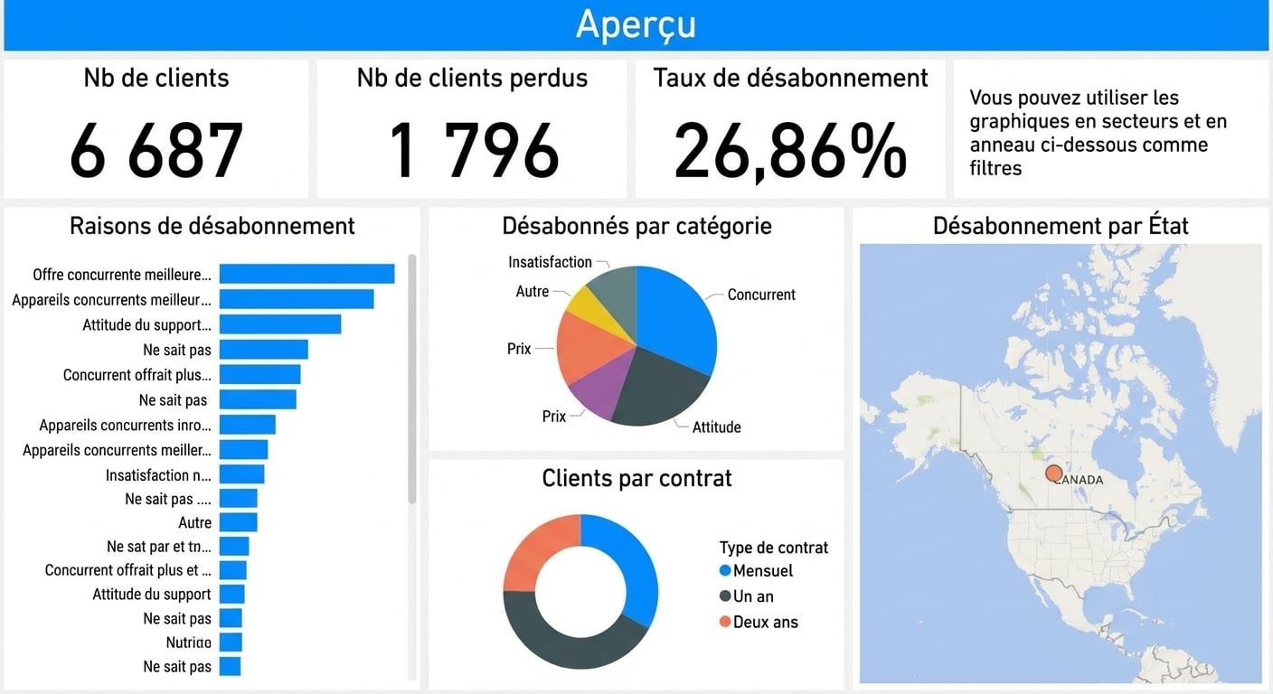 exemple de tableau de bord