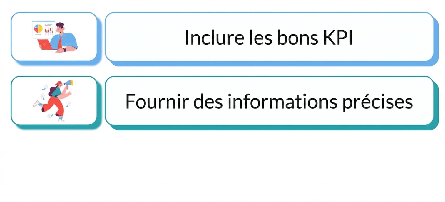 tableau de bord exploitable