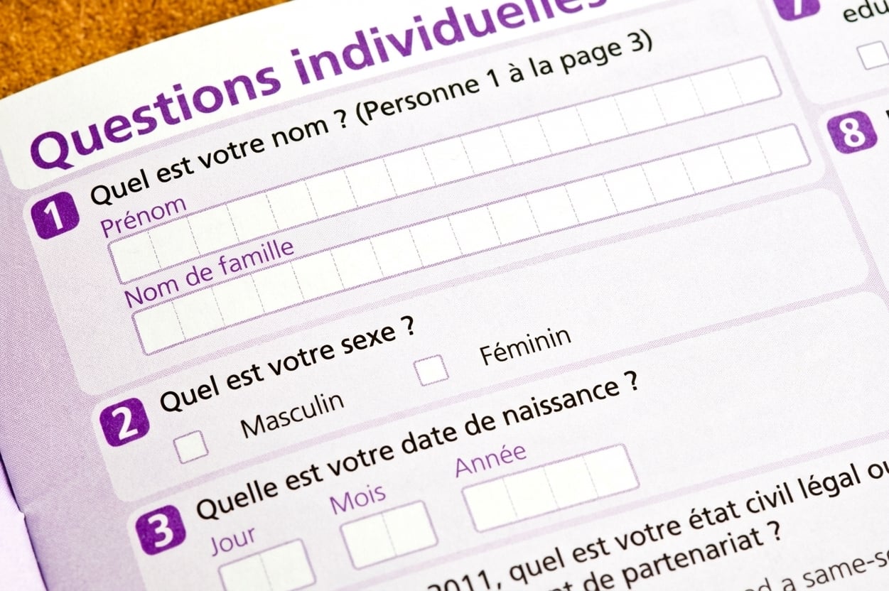Formulaire demandant des informations personnelles