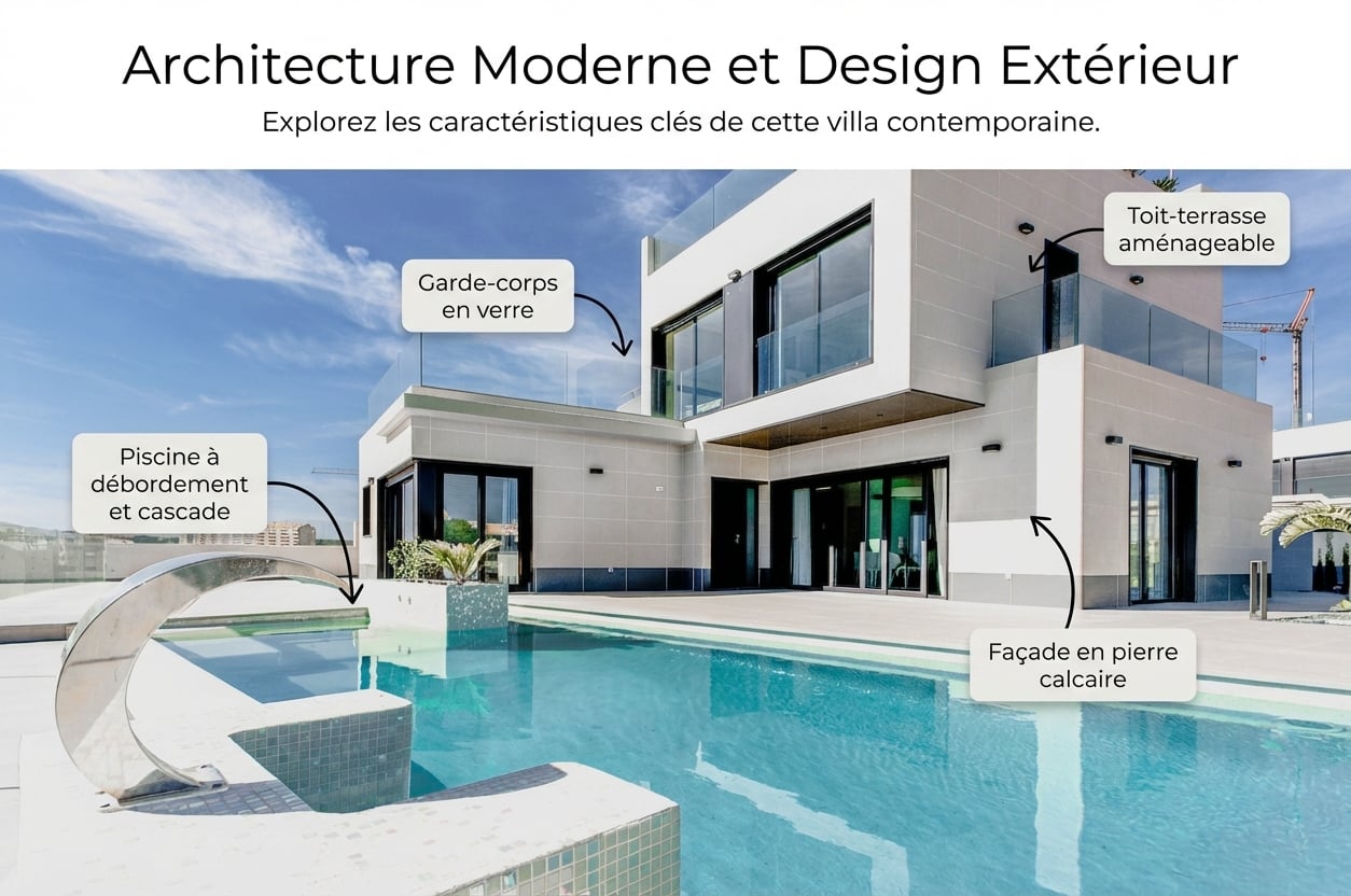 Grande maison avec piscine
