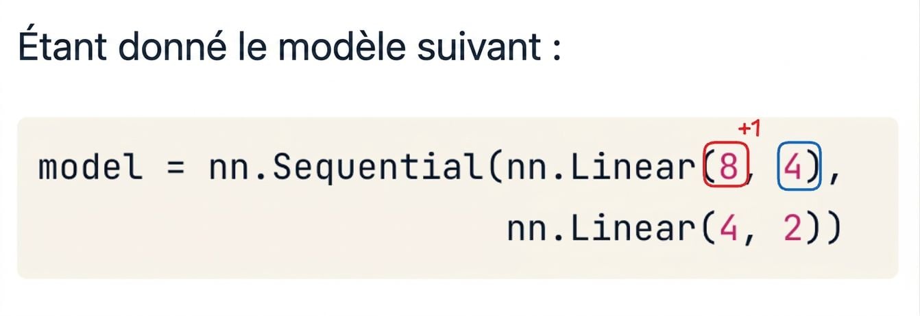 Bloc de code pour un réseau à deux couches