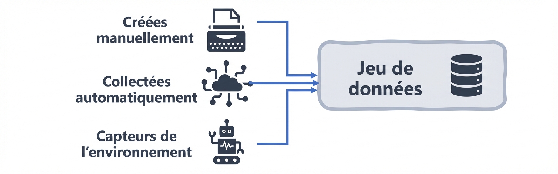 Organigramme de l'ensemble de données