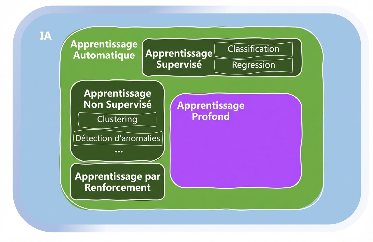 Domaines du machine learning