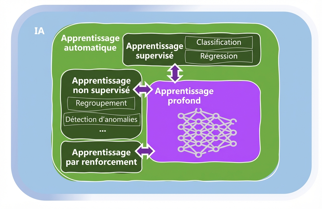 Domaines du machine learning