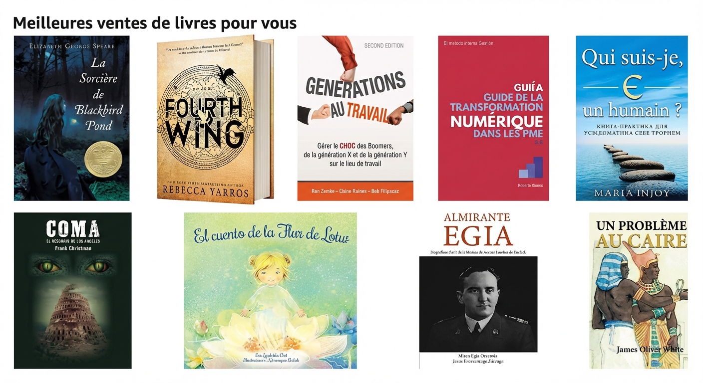 Classement des produits recommandés