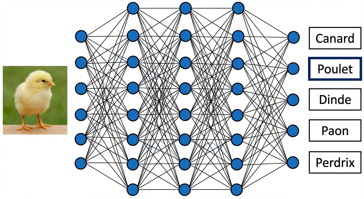 Le réseau neuronal profond comme modèle de boîte noire