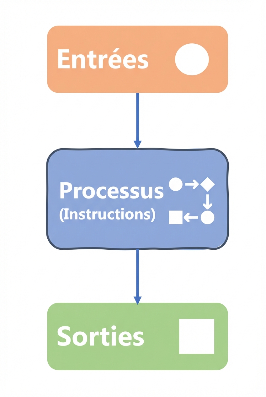 Entrées, processus et sorties