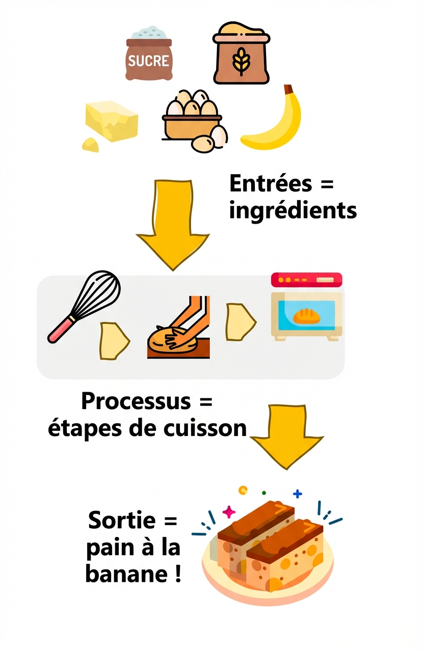 Recette de cuisine vue comme un algorithme