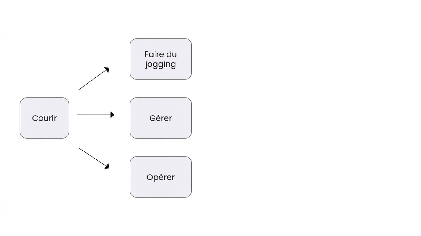 Une image représentant le mot « Run » peut avoir plusieurs significations selon le contexte.